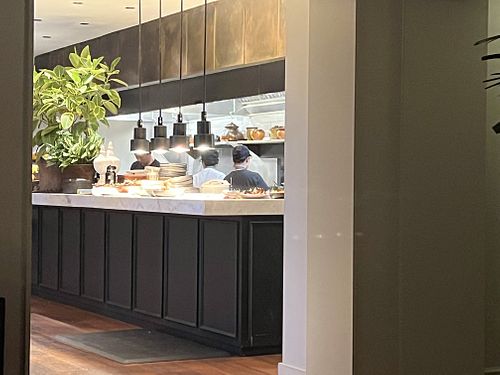 The open kitchen  at Pusadee's Garden in Pittsburgh