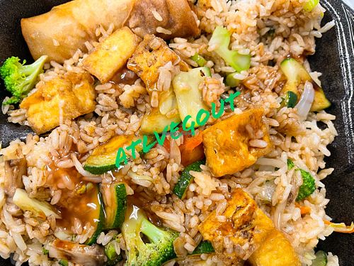 Tofu fried rice (no egg)  at Saigon Kitchen in Tifton