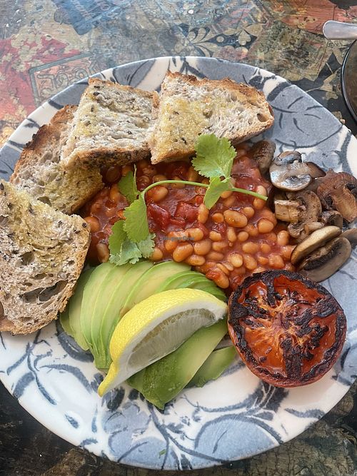 Vegan english breakfast   at Oliver's Village Cafe  in North West London