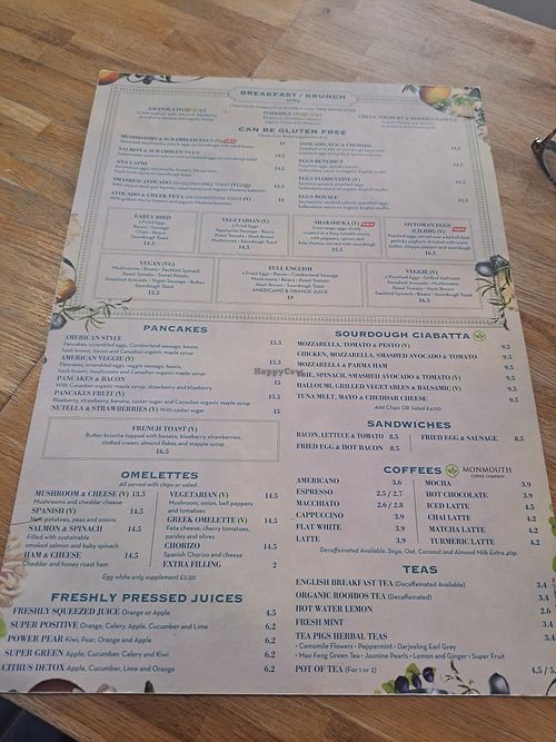  at Garden Breakfast Cafe in North West London
