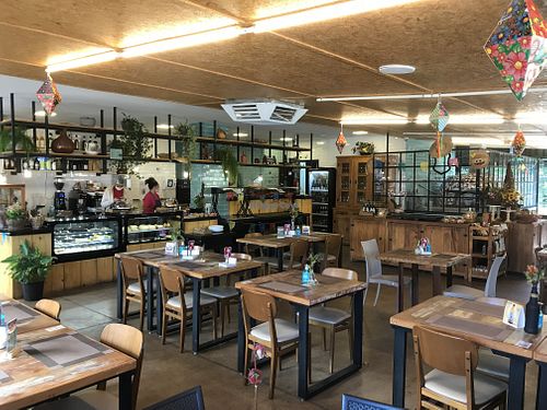 Inside  at Curumim Forno e Café in Brasilia