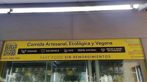 Sign at The Krass Corner in Tenerife