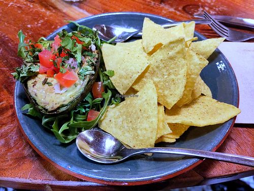 Roasted avocado at Velada in Barcelona