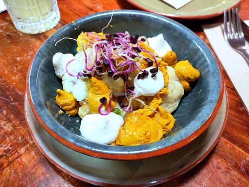 Cauliflower tikka masala at Velada in Barcelona