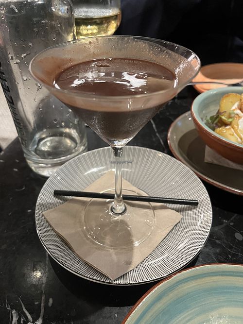 Chocolate martini  at Velada in Barcelona