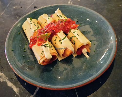 Vegan Artichoke Cannelloni at Velada in Barcelona