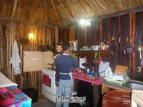 Kitchen (With Tour Guest Tyler!) at Bless in Tulum