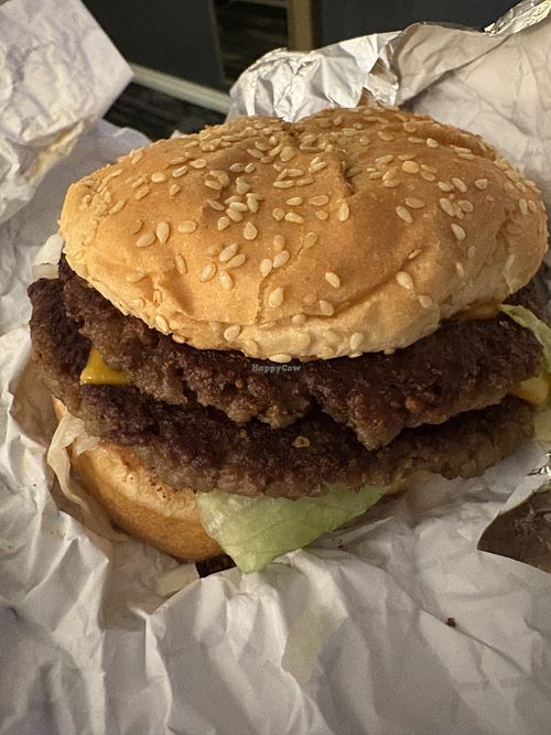 Double cheeseburger   at Soy Boys in Toronto