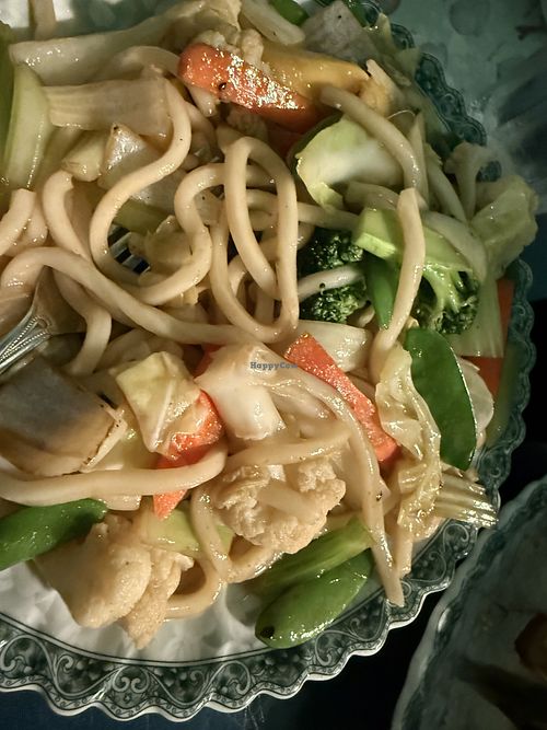 Vegetable yaki udon   at King of the Roll in Larkspur