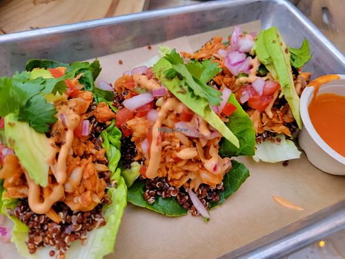 Jackfruit tacos at De Buena Planta - Venice in Venice