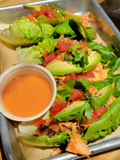 Jackfruit tacos at De Buena Planta - Venice in Venice