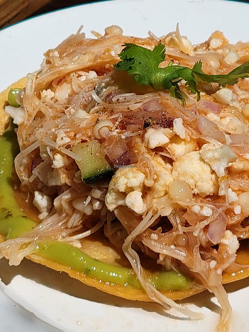 Cerviche  tostada at De Buena Planta - Venice in Venice