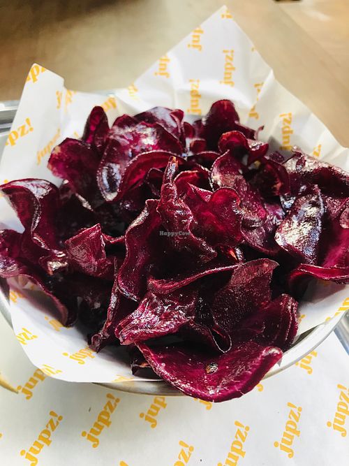 Purple potatoes chips   at Jupz Food in Istanbul