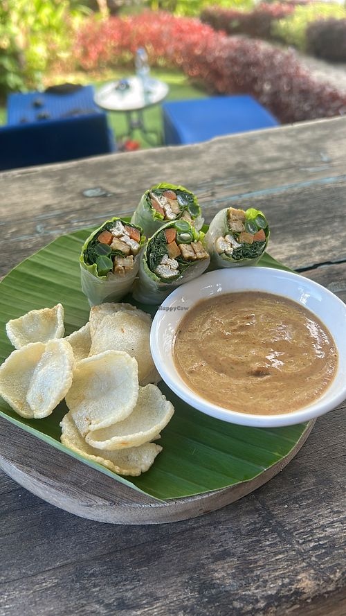 Gado gado snack rolls  at Wae Molas Cafe in 