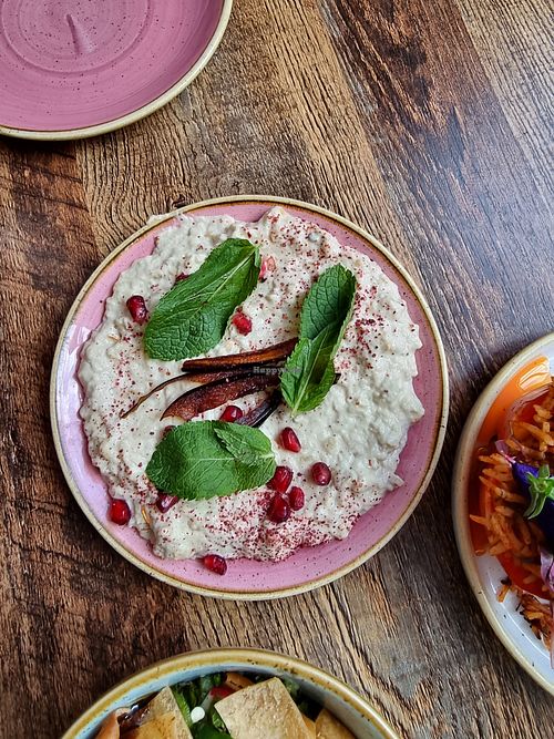 Baba ganoush at Pomegranate  in Edinburgh