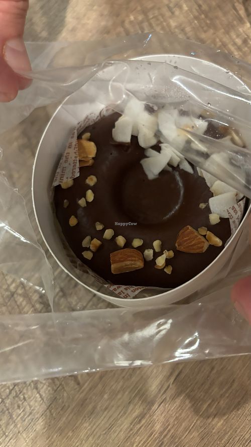 Chocolate glazed donutt  at Soy Stories in Fukuoka