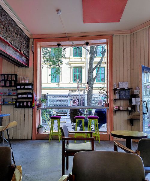 Eat-in space at Papegoye in Oslo