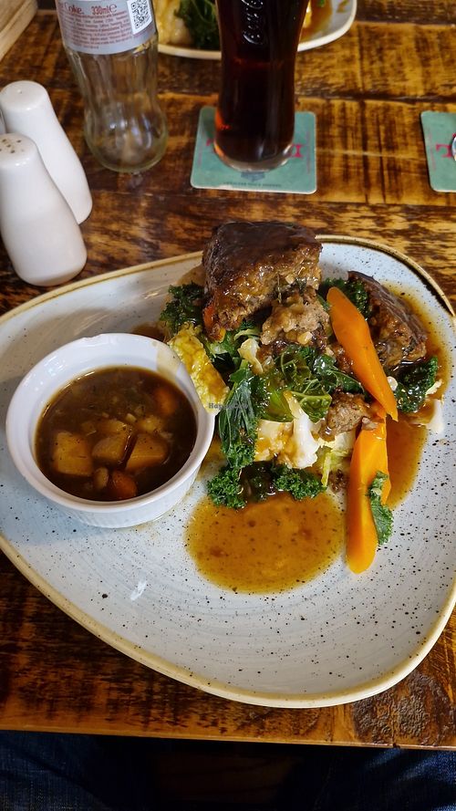 Vegan roast at Nova Scotia  in Liverpool