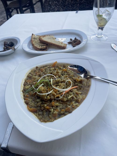 Lentil dish  at Moustakallis in Paphos