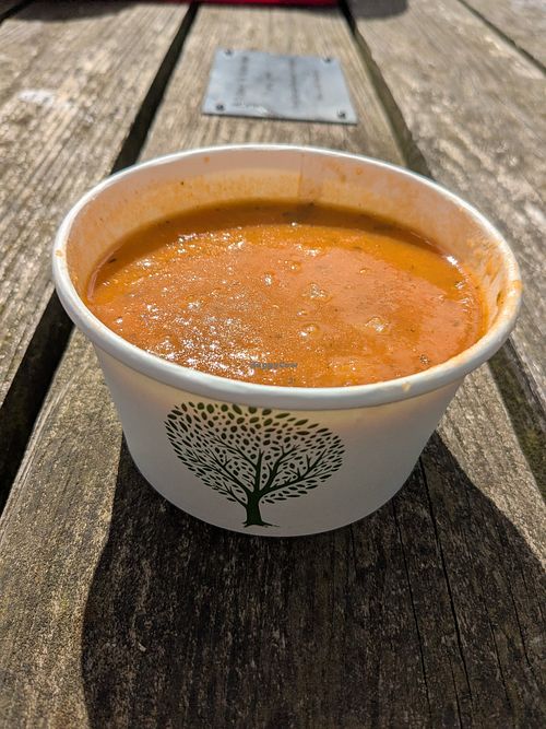 Vegetable soup at RSPB Bempton Cliffs in Bridlington