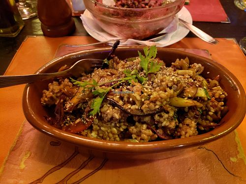 veggie rice stir fry. pretty good at Pura Vida in El Calafate