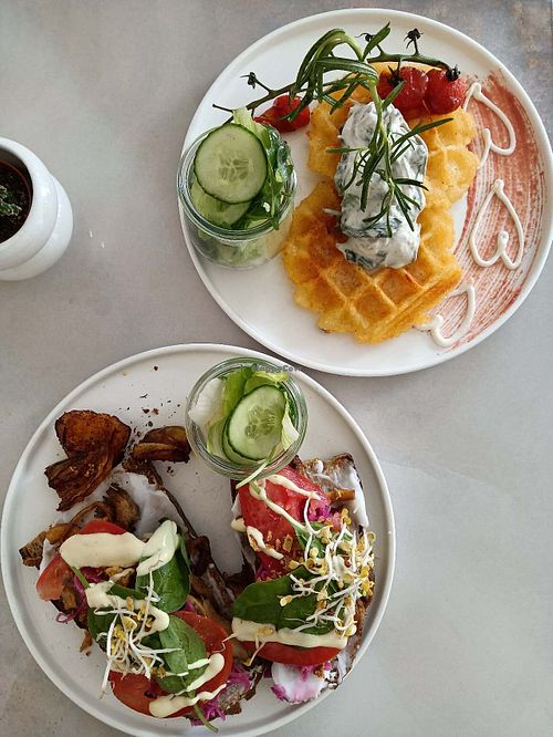 Pulled mushroom & Popeye's favourite. at Tipu in Mannheim