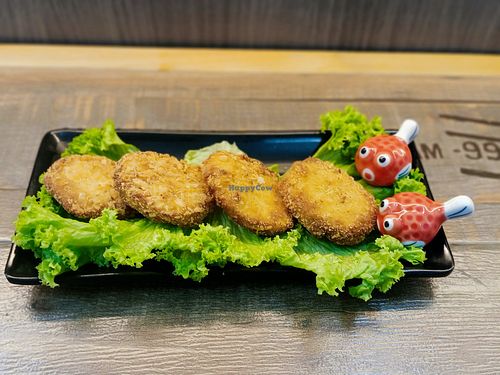 台湾花枝酥排TAIWAN SQUID CRISPY STEAK at Pulau Redang Vegetarian Food Supply in Kulai