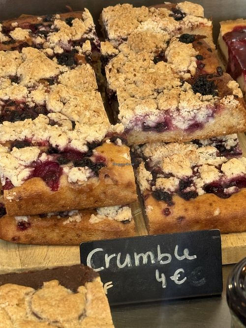 crumble  at Origin - Coffee Shop Végétal in Strasbourg
