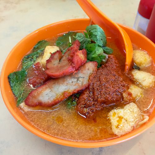 curry Mee at Purple Stone Vegetarian Food Center 紫晶素食中心 in Penang