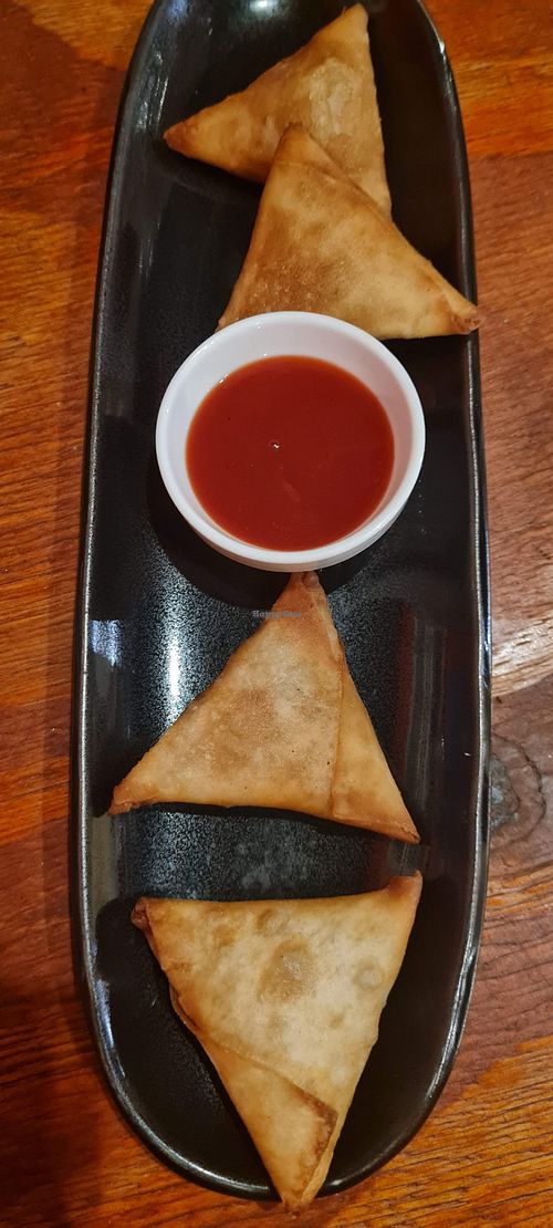 Samosas #Veganuary at Romeo and Vero Vegan Butcherie and Restaurant  in Cape Town