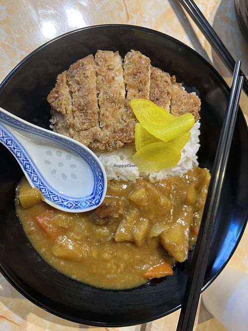 Curry rice contains alliums 7/10  at Zuya Vegetarian 竹雅素食 - Marina Square in Central Singapore