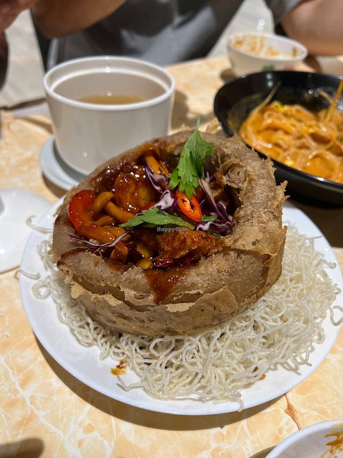 New menu item Yam Ring  at Zuya Vegetarian 竹雅素食 - Marina Square in Central Singapore