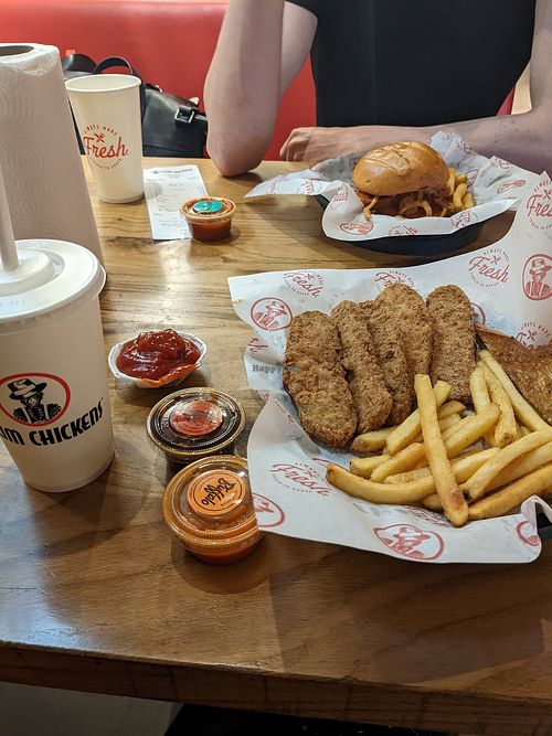 Plant based options at Slim Chickens in Nottingham