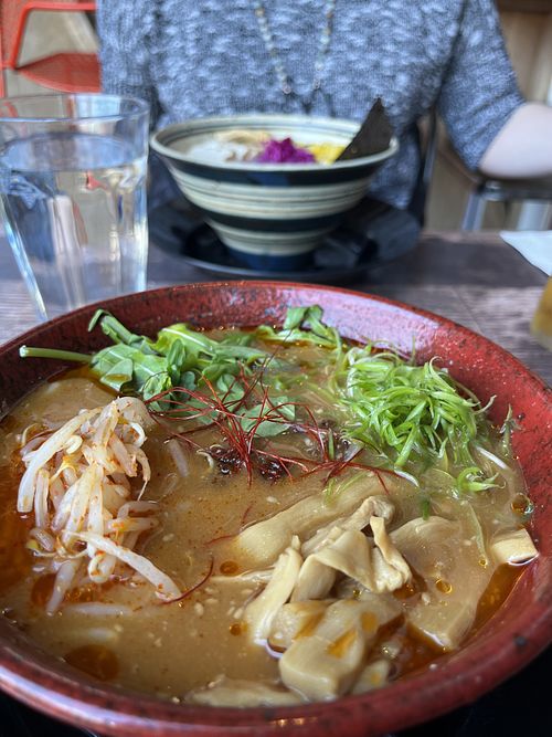 Spicy miso ramen  at Menya Kanemaru Golden Ramen in San Francisco