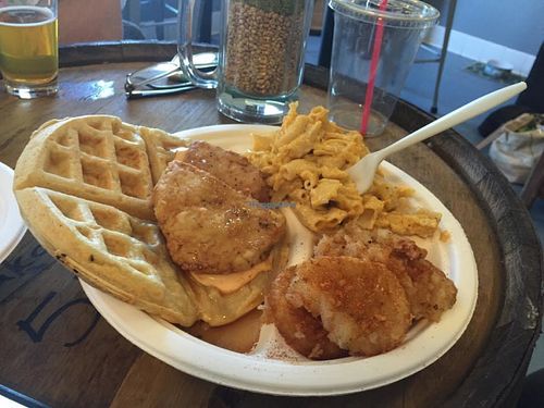 $16 and unimpressed.  at Southern Fried Vegan BBQ in Los Angeles