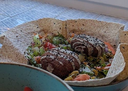 Falafel at The Goldfish in Kithira