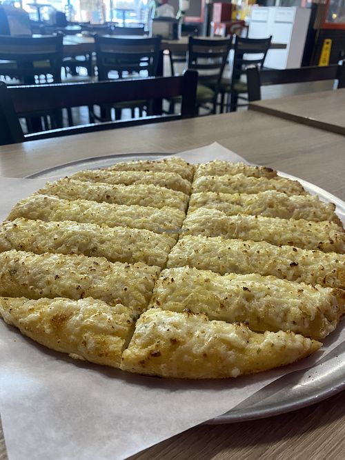 Previous Attempt (Did Not Work) Vegan Cheese Bread/Pizzaa  at Pizza Twist in Livingston