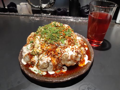 roasted cauliflower - Awesome! at Honest Greens - Gran Via in Madrid