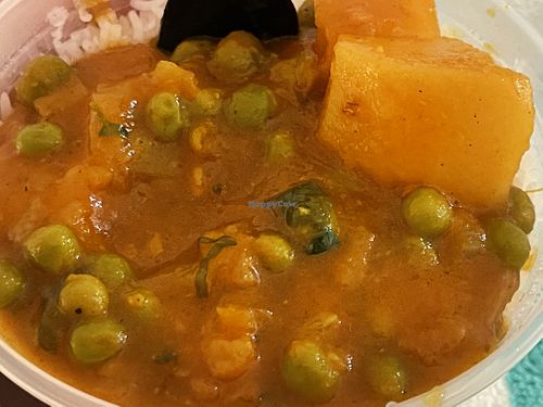 Aloo mutter  at It's taste of India in Desert Hot Springs