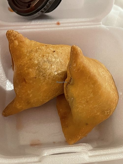 Vegetable samosa  at It's taste of India in Desert Hot Springs
