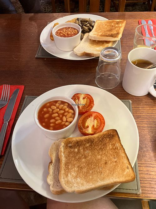 Breakfasts cooked in oil  at The Queens Hotel in St Bees