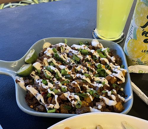 Vegan sisig   at The Vegan Shack in Panglao