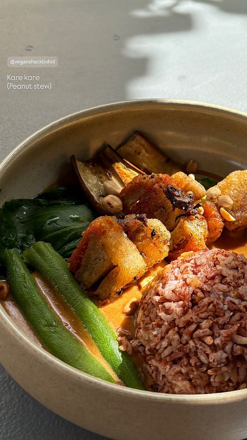 Kare kare   at The Vegan Shack in Panglao