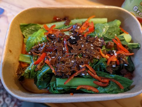 Stir fried veggies at Luna Chan in Moonah
