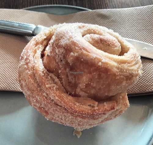 Vegan lemon cardamom bun. at Twelve Triangles - Comely Bank Road in Edinburgh