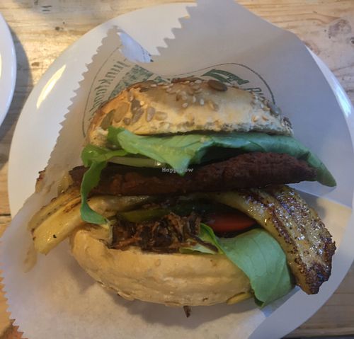 monkey burger vegan at Auguste in Nuremberg