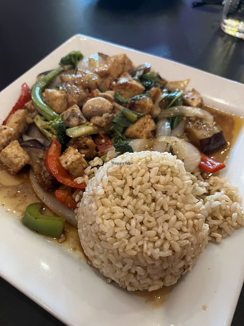 spicy eggplant  at Thai Time in Binghamton