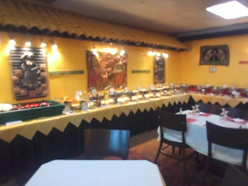 Wide buffet array at Khana Indian Bistro in Hershey