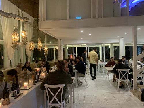 Inside view of the restaurant   at Kokomo Beach House in Point Lookout