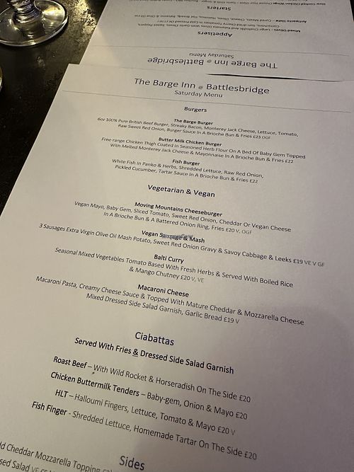   at The Barge Inn in Battlesbridge